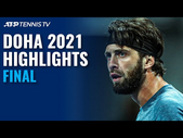 Roberto Bautista Agut vs Nikoloz Basilashvili | Doha 2021 Final Highlights