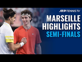 Medvedev vs Ebden; Humbert vs Herbert | Marseille 2021 Semi-Final Highlights