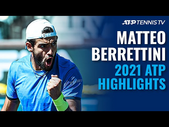 First Masters 1000 Final & ATP 500 Title! | Matteo Berrettini 2021 ATP Highlight Reel