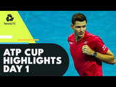 Tsitsipas, Ruud, Schwartzman & Hurkacz Open The Season | ATP Cup 2022 Day 1 Highlights