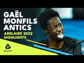 Gaël Monfils ANTICS vs Cerundolo | Adelaide International 1 2022