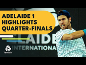 Kokkinakis Epic vs Ymer; Khachanov, Monfils In Action | Adelaide 1 2022 Quarter-Final Highlights