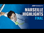 Daniil Medvedev vs Pierre-Hugues Herbert | Marseille 2021 Final Highlights