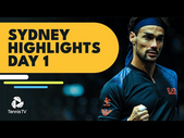 Fognini Faces Altmaier; Thompson vs Giron | Sydney 2022 Highlights Day 1