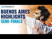 Cerundolo vs Ramos-Vinolas; Schwartzman vs Kecmanovic | Buenos Aires 2021 Semi-Final Highlights