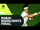 Jiri Vesely vs Andrey Rublev In Title Decider | Dubai 2022 Final Highlights