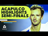 Nadal vs Medvedev; Tsitsipas and Norrie Clash | Acapulco 2022 Semi-Final Highlights
