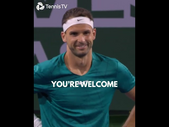 "You're Welcome!"   Grigor Dimitrov Funny Fail!