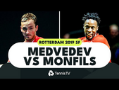 HIGH Quality Daniil Medvedev vs Gael Monfils Match At Rotterdam 2019!