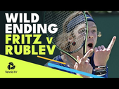 WILD Ending to Taylor Fritz vs Andrey Rublev Semi-Final! | Indian Wells 2022