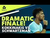 Dramatic Finale to Kokkinakis vs Schwartzman Battle! | Miami 2022 Highlights