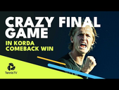 Amazing Final Game in Sebastian Korda Comeback Win! | Miami 2022 Highlights