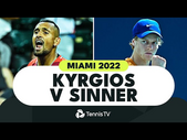 Nick Kyrgios vs Jannik Sinner Highlights | Miami 2022