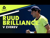 Casper Ruud Brilliant Tennis vs Zverev | Miami 2022 Highlights