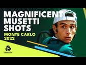 Beautiful Lorenzo Musetti Tennis vs Benoit Paire | Monte Carlo 2022