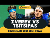 Alexander Zverev vs Stefanos Tsitsipas EPIC | Cincinnati 2021 Highlights