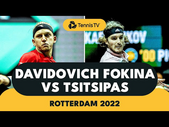 Alejandro Davidovich Fokina vs Stefanos Tsitsipas Extended Highlights | Rotterdam 2022