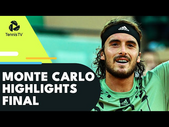 Davidovich Fokina vs Tsitsipas For The Title | Monte Carlo 2022 Final Highlights