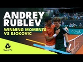 Andrey Rublev vs Novak Djokovic: Championship Point, Trophy Lift & Speeches | Belgrade 2022 Final