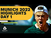 Rune Battles Lehecka; Kecmanovic Plays & Altmaier vs Kohlschreiber | Munich 2022 Highlights Day 1