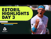 Davidovich Fokina Faces Zapata Miralles; Verdasco & Tiafoe In Action | Estoril 2022 Day 3 Highlights