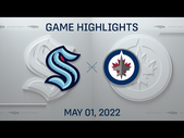 NHL Highlights | Kraken vs. Jets - May 1, 2022