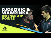 14 INTENSE & BRILLIANT Novak Djokovic vs Stan Wawrinka ATP Points! 