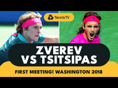 Alexander Zverev vs Stefanos Tsitsipas First-Career Meeting! | Washington 2018 Highlights