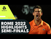 Djokovic vs Ruud; Tsitsipas vs Zverev | Rome 2022 Semi-Final Highlights