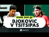 EPIC Battle Over Two Days! Stefanos Tsitsipas vs Novak Djokovic | Rome 2021 Quarter-Final Highlights