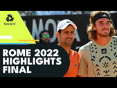 Novak Djokovic vs Stefanos Tsitsipas | Rome 2022 Final Highlights