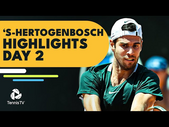 Khachanov Faces Tabilo; van de Zandschulp, Ruusuvuori Play | 's-Hertogenbosch 2022 Highlights Day 2