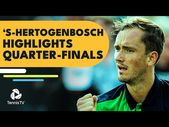 Medvedev, Auger-Aliassime & Khachanov All Feature | 's-Hertogenbosch 2022 Quarter-Final Highlights