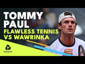 Tommy Paul Flawless Tennis vs Stan Wawrinka | Queen's 2022