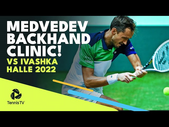 Daniil Medvedev Backhand Clinic vs Ivashka in Halle! 
