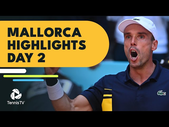 Bautista Agut Faces Daniel; Lopez, Ivashka & More Feature | Mallorca 2022 Day 2 Highlights