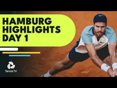 Van de Zandschulp vs Davidovich Fokina; Khachanov, Musetti Feature | Hamburg 2022 Day 1 Highlights