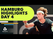 Alcaraz Battles Krajinovic; Rublev, Fognini, Khachanov in Action | Hamburg 2022 Day 4 Highlights