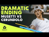 Lorenzo Musetti vs Francisco Cerundolo Dramatic Ending | Hamburg 2022 Highlights