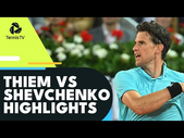 Dominic Thiem vs Alexander Shevchenko Highlights | Kitzbuhel 2022