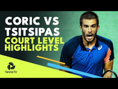 Stefanos Tsitsipas vs Borna Coric: Court Level Highlights | Cincinnati 2022 Final