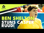 19-Year-Old Ben Shelton Stuns Casper Ruud! | Cincinnati 2022 Highlights