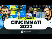 Medvedev Gracious In Victory, Coric Owes Tsitsipas Dinner & More | Best Quotes Cincinnati 2022
