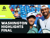 Nick Kyrgios and Yoshihito Nishioka Play for the Title | Washingon 2022 Final Highlights
