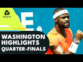 Kyrgios & Tiafoe Play Epic; Rublev, Korda Feature | Washington Quarter-Final Highlights