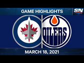 NHL Game Highlights | Jets vs. Oilers – Mar. 18, 2021