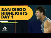 Wolf Battles Kozlov; Holt, Popyrin, Duckworth All in Action | San Diego Open Day 1 Highlights