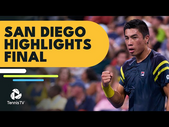 Brandon Nakashima Takes On Marcos Giron in the 2022 San Diego Open Final!