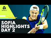 Rune Takes On van Rijthoven; Otte & Fognini Also In Action | Sofia 2022 Highlights Day 2