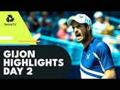 Murray Faces Davidovich Fokina, Fognini & Ramos-Vinolas In Action | Gijon Highlights Day 2